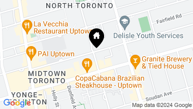 Map of 185 Roehampton Ave Unit: 316, Toronto Ontario, M4P 1R4