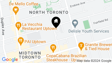Map of 195 Redpath Ave Unit: 711, Toronto Ontario, M4P 0E4