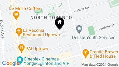 Map of 99 Broadway Ave Unit: 1110Nt, Toronto Ontario, M4P 1V2