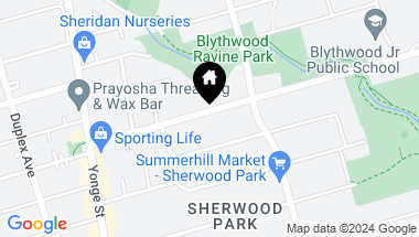 Map of 151 Blythwood Rd, Toronto Ontario, M4N 1A5