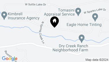 Map of 8821 W Suttle Lake Dr, Boise ID, 83714