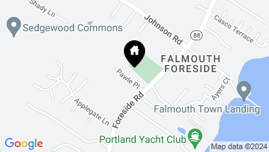 Map of 250 Foreside Road, Falmouth ME, 04105