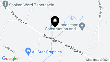 Map of 65 Babbidge Road, Falmouth ME, 04105