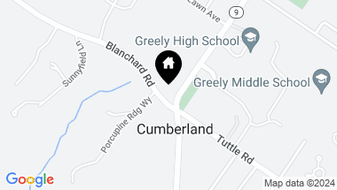Map of 3 Blanchard Road, Cumberland ME, 04021