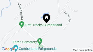 Map of 190 Bruce Hill Road, Cumberland ME, 04021