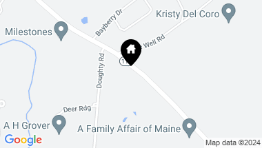 Map of 168 Walnut Hill Road, North Yarmouth ME, 04097