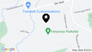 Map of 51 Fenyrose Cres, Vaughan Ontario, L4L 7B3