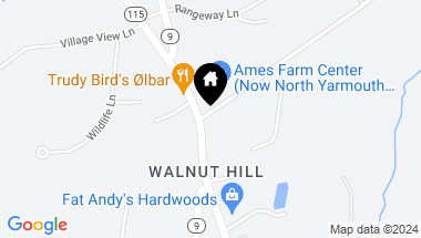Map of 411 Walnut Hill Road, North Yarmouth ME, 04097