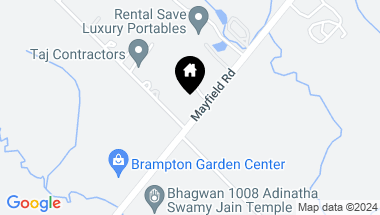 Map of 8026 Mayfield Rd, Caledon Ontario, L7E 0W2