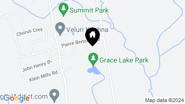 Map of 23 Grace Lake Crt, Vaughan Ontario, L4H 4V2