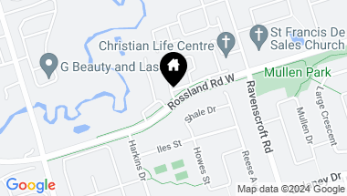 Map of 520 Rossland Rd W Unit: 4, Ajax Ontario, L1G 2X5