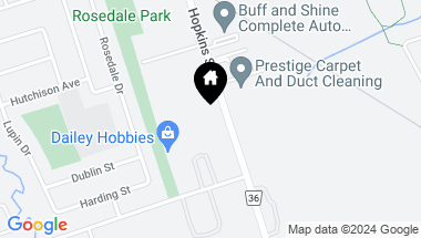 Map of 460 Hopkins St, Whitby Ontario, L1N 2B9