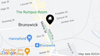 Map of 163 Park Row, Brunswick ME, 04011