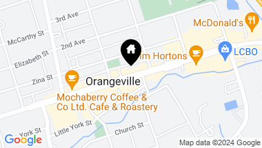 Map of 77 Broadway, Orangeville Ontario, L9W 1K1