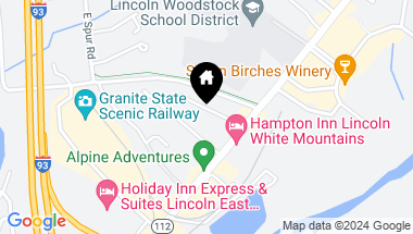 Map of 17 Franklin Street, Lincoln NH, 03251