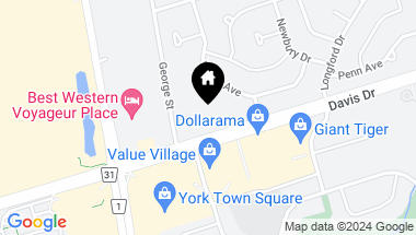 Map of #77-83 DAVIS Drive, Newmarket Ontario, L3Y2M9