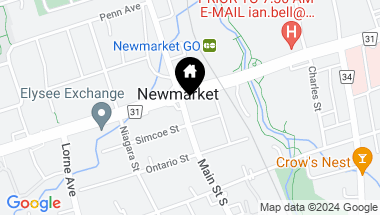 Map of 11/13 MAIN ST E, Newmarket Ontario, L3Y3Y1