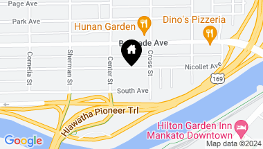 Map of 423 Nicollet Avenue, North Mankato MN, 56003