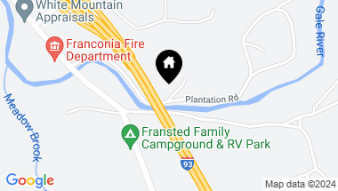 Map of 155 Plantation Road, Franconia NH, 03580