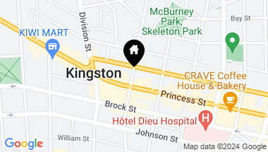 Map of 335-339 BARRIE Street, Kingston Ontario, K7K2S9