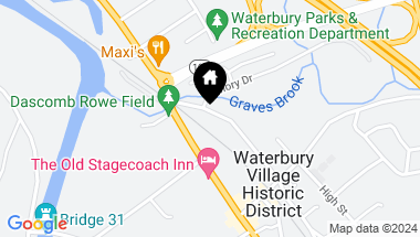 Map of 36 Union Street, Waterbury VT, 05676