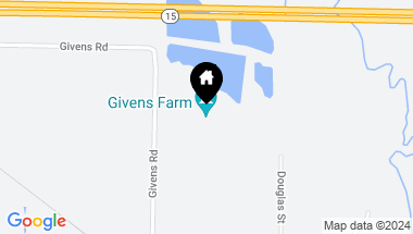 Map of N2828 GIVENS Road, HORTONVILLE WI, 54944