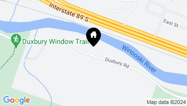Map of 3585 Duxbury Road, Bolton VT, 05676