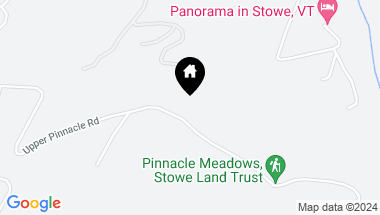 Map of 103 Pinnacle Meadow Road, Stowe VT, 05672