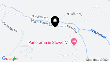 Map of 270 Putnam Forest Road, Stowe VT, 05672