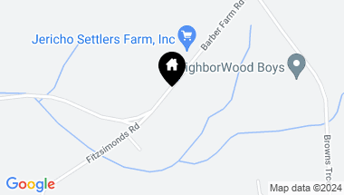 Map of 35 Barber Farm Road, Jericho VT, 05465
