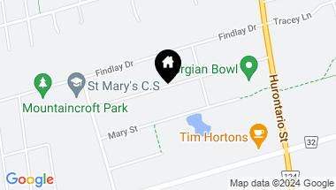 Map of 94 Stanley St, Collingwood Ontario, L9Y 0G3