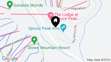 Map of 7412 Mountain Road Unit: 1119, Stowe VT, 05672