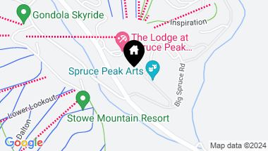 Map of 7412 Mountain Road Unit: 1221, Stowe VT, 05672