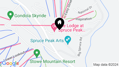 Map of 7412 Mountain Road Unit: 04-111, Stowe VT, 05672