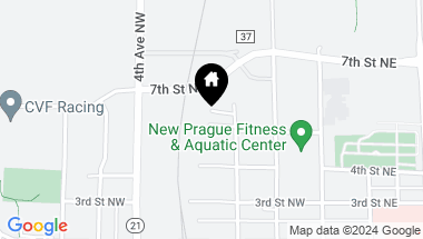 Map of 608 2nd Avenue NW, New Prague MN, 56071