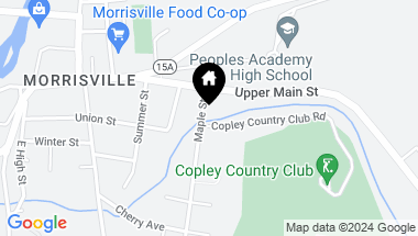 Map of 43 Maple Street, Morristown VT, 05661