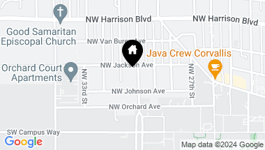 Map of 136 NW 30th St, Corvallis OR, 97330