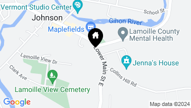 Map of 200 lower main Street, Johnson VT, 05656