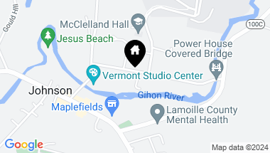 Map of 136 School Street, Johnson VT, 05656