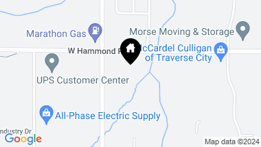 Map of . Garfield Road, N, Traverse City MI, 49696