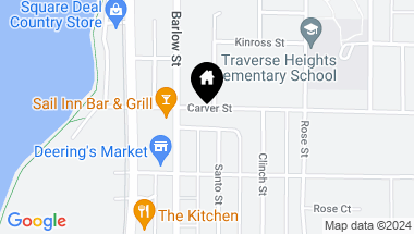 Map of 824 Carver Street, Traverse City MI, 49686