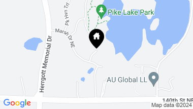Map of 13881 Lake Pointe Road NE, Prior Lake MN, 55372