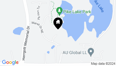 Map of 13865 Lake Pointe Road NE, Prior Lake MN, 55372