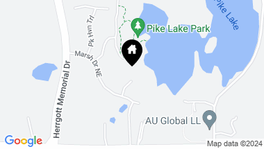 Map of 13862 Lake Pointe Road NE, Prior Lake MN, 55372