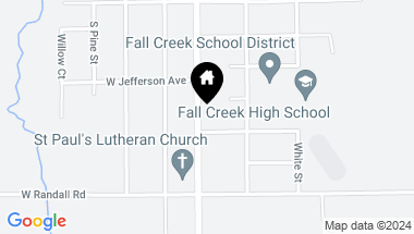 Map of 548 S State Street, Fall Creek WI, 54742