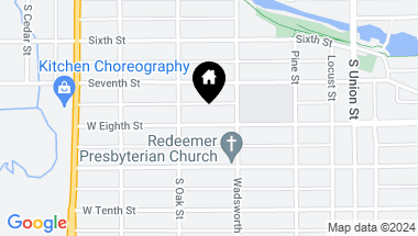 Map of 422 W Eighth Street, Traverse City MI, 49684
