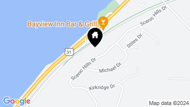 Map of 3247 Scenic Hills Drive, Williamsburg MI, 49690