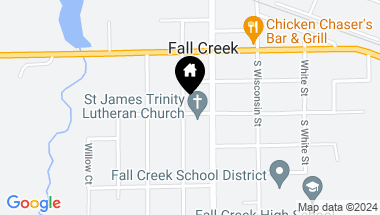 Map of 131 W Washington Avenue, Fall Creek WI, 54742