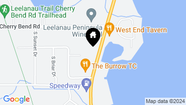 Map of 12848/12868 S West Bay Shore Unit: 18, Traverse City MI, 49684