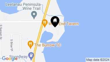 Map of 12800 S Harbor Pointe Drive, Traverse City MI, 49684